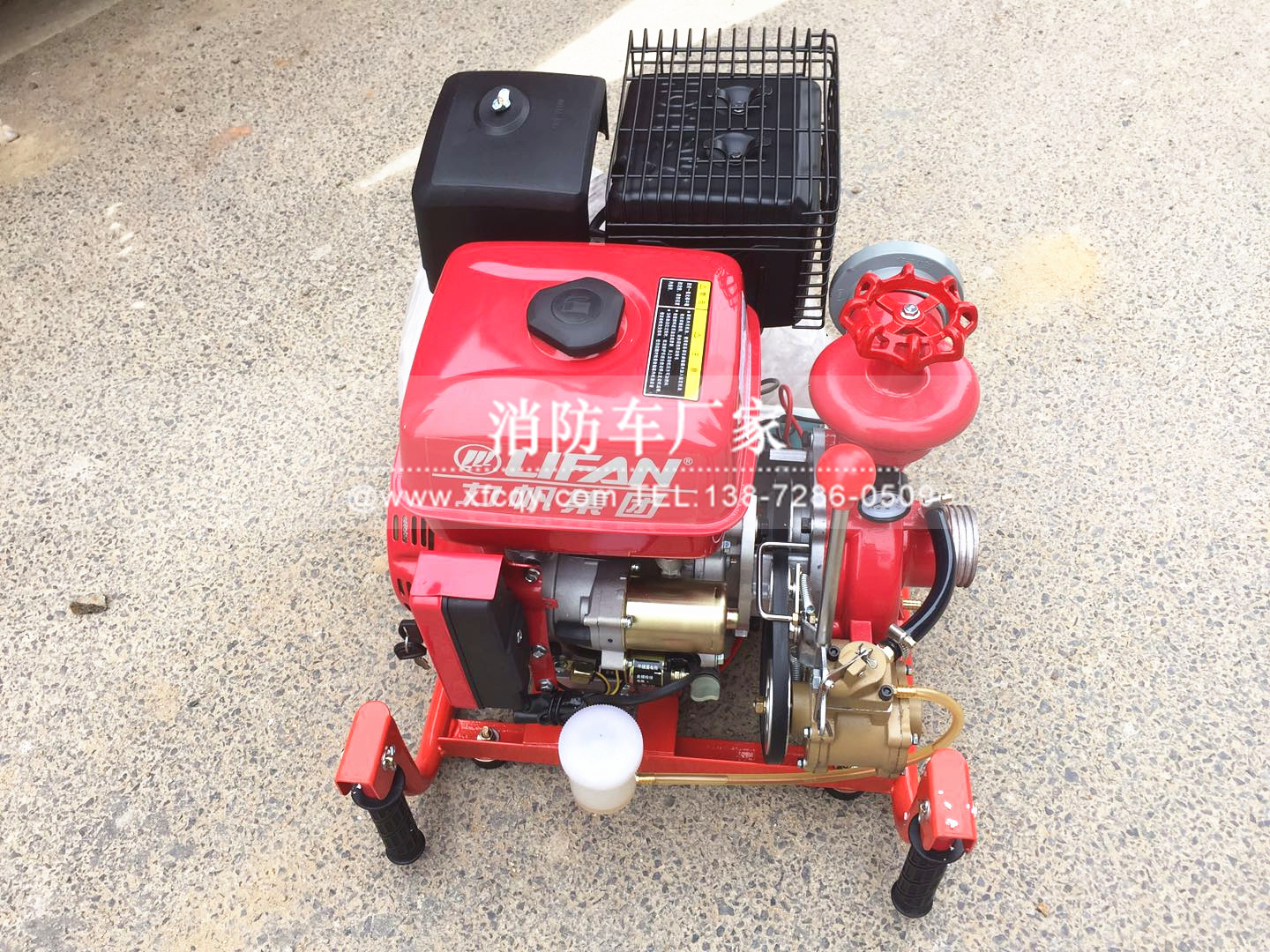 消防車手抬泵