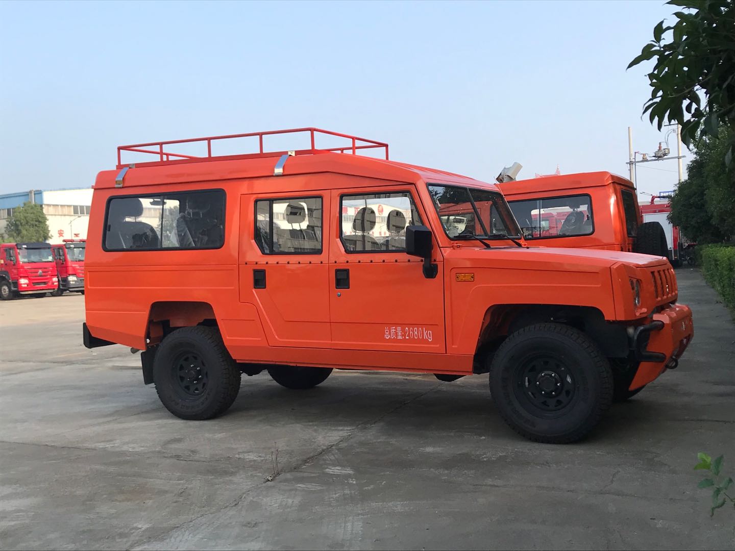 北汽四驅8座森林防火指揮車