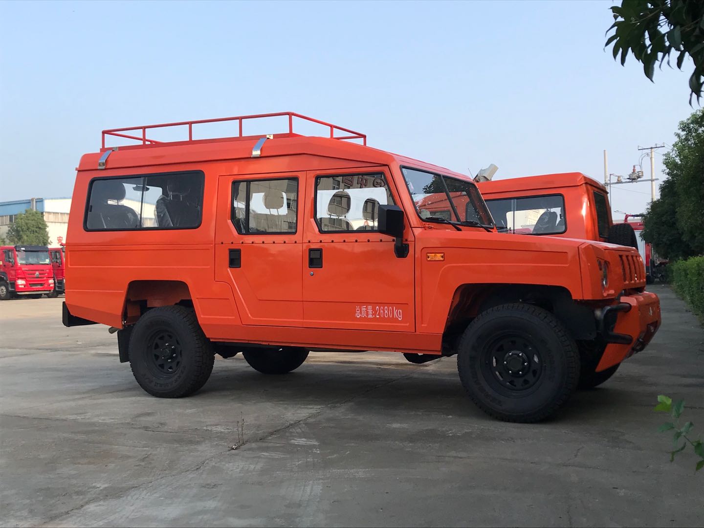 北汽四驅8座森林防火指揮車