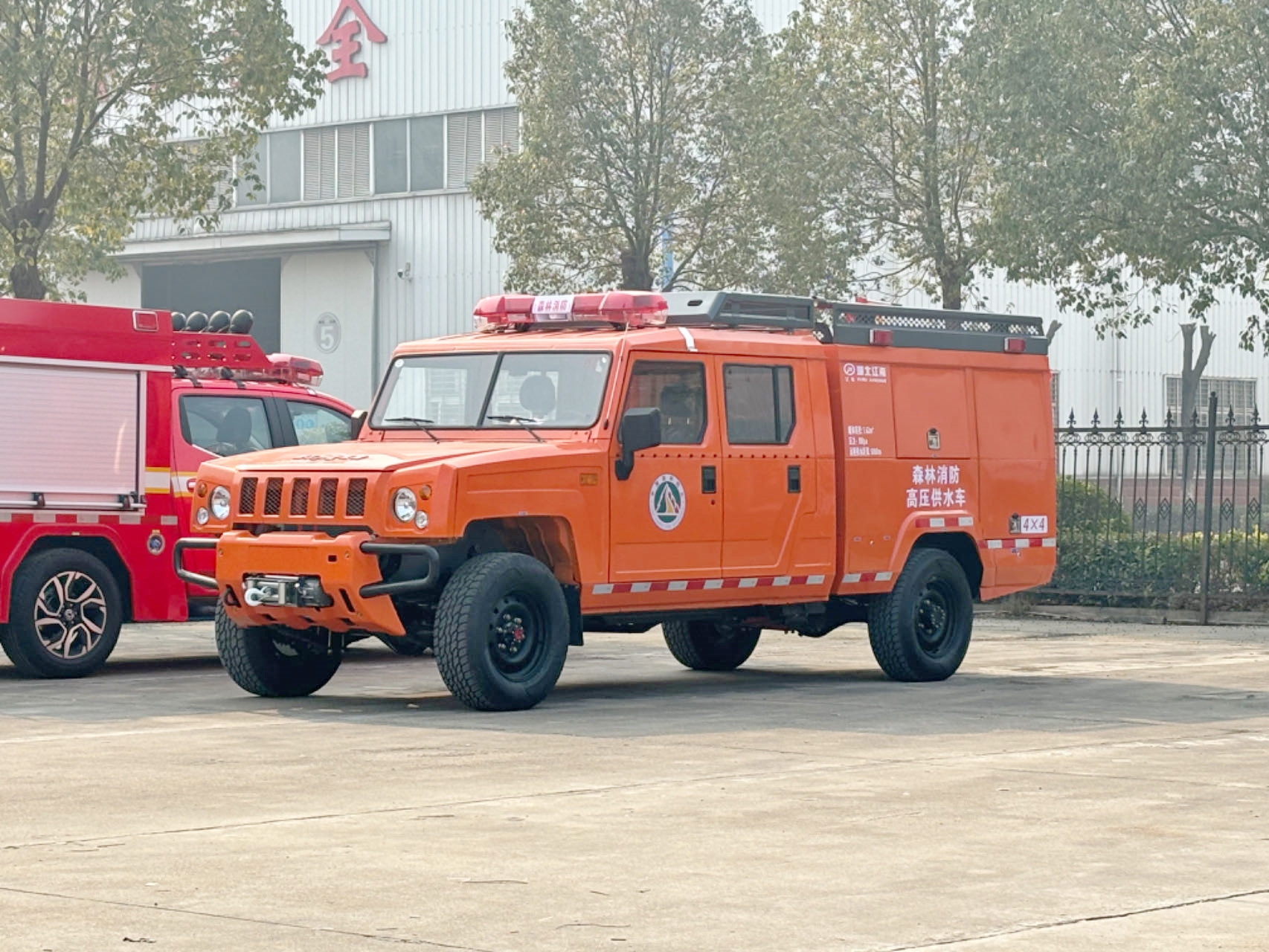 森林草原遠程供水管線車